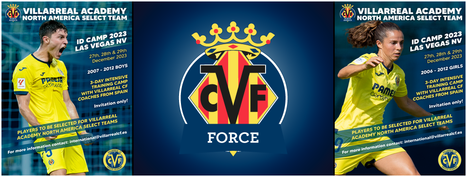 29 VFA Players Chosen for the Villarreal CF North American Select Team Assessments